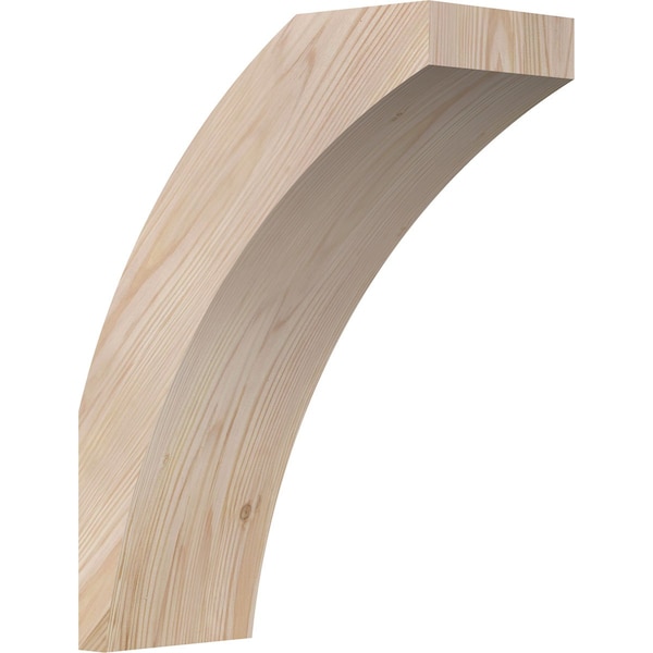 Ekena Millwork 5 1/2"W x 12"D x 16"H Thorton Smooth Knee Brace, Douglas Fir BRC06X12X16THR00SDF - main